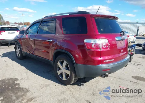 2010 GMC Acadia Slt-1 from USA, damaged, VIN 1GKLVMED5AJ131961